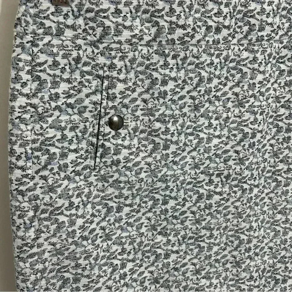 Loft Floral Mini Skirt A-Line Pockets Casual Everyday Cute Skater Size 6P - Picture 4 of 9